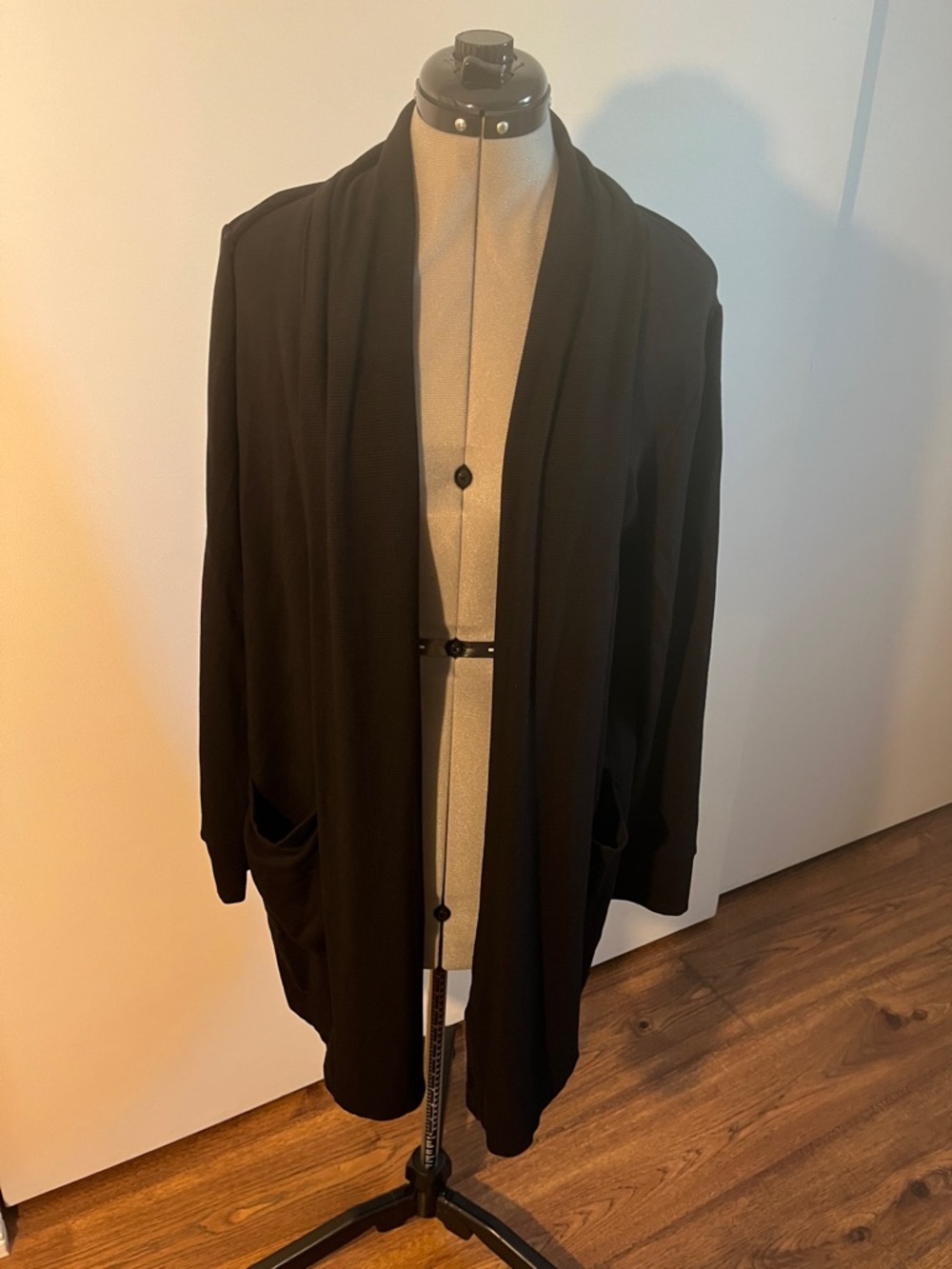 Soma Black Ribbed Knit cardigan